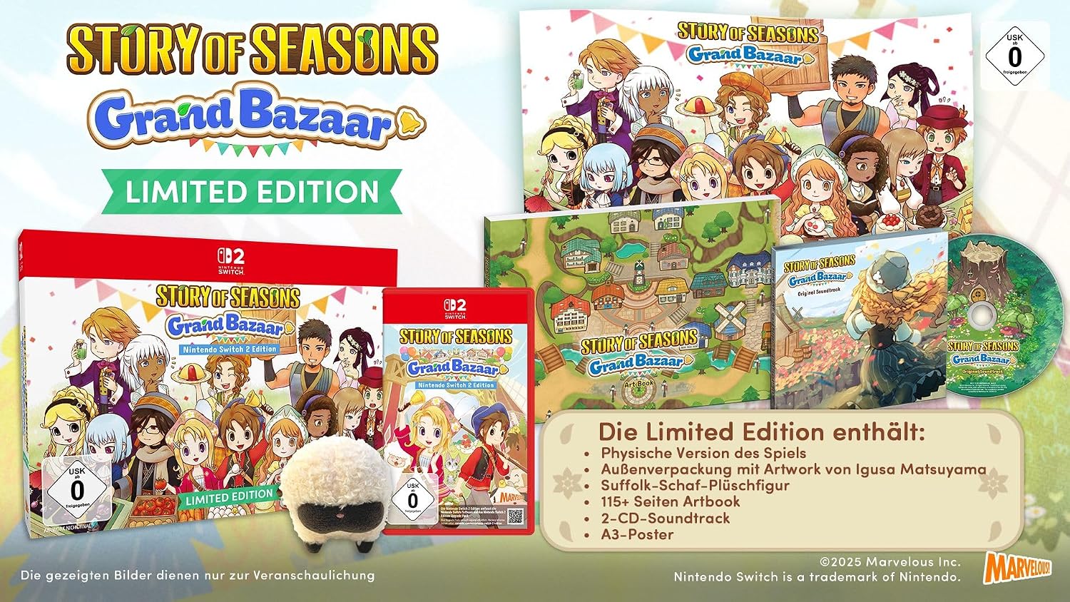 Thumbnail 1 de Story of Seasons Grand Bazaar Limited Edition Switch 2