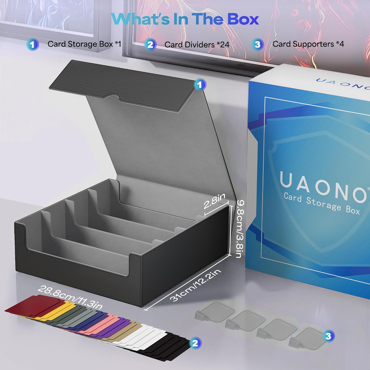 Thumbnail 6 de UAONO Card Storage Box for MTG Cards