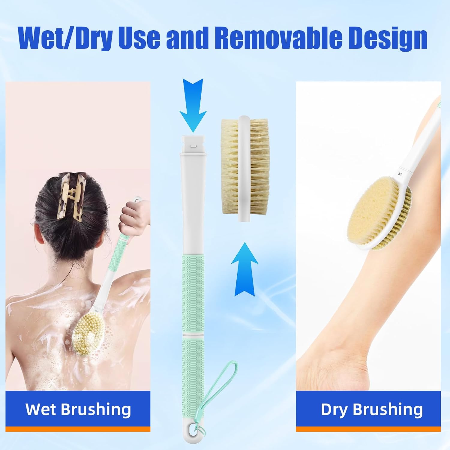 Thumbnail 2 de MOXYOY Back Scrubber 44cm Exfoliating Brush
