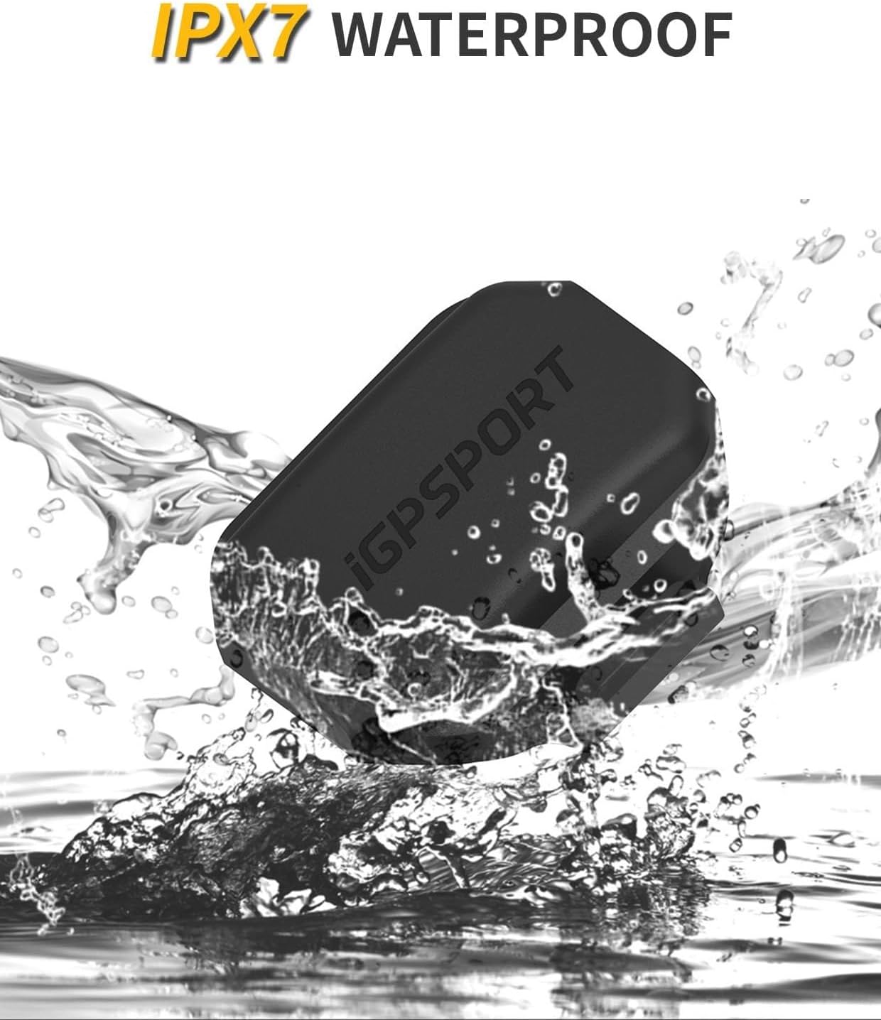 Detalle de iGPSPORT CAD70 Capteur de Cadence et Vitesse – IPX7, BLE5.0/ANT+, autonomie 300 h