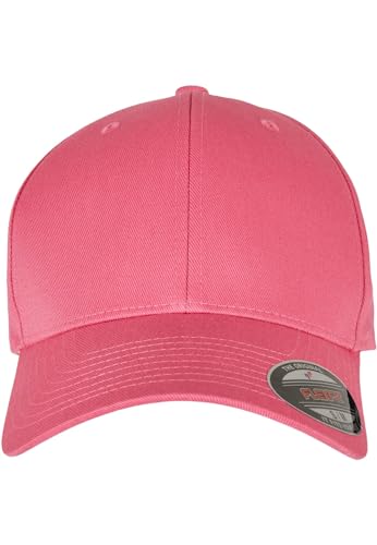 Detalle de Flexfit Wooly Combed Unisex Cap – Dark Pink, Größe L/XL