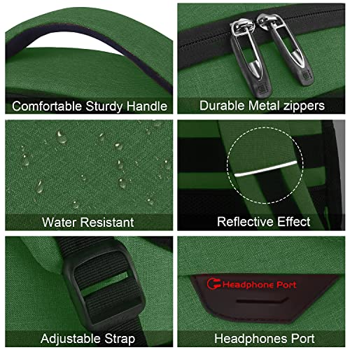 Detalle de KASIBON Laptop Backpack for Men – Anti-Theft Business Travel Backpack