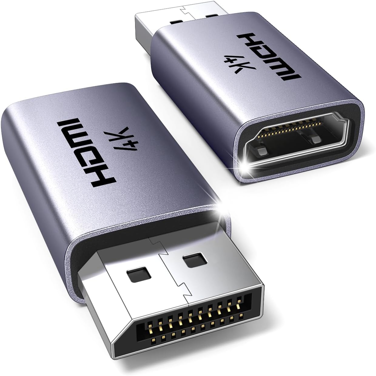 Detalle de UGREEN DP-auf-HDMI Adapter 4K@30Hz, 2 Stück