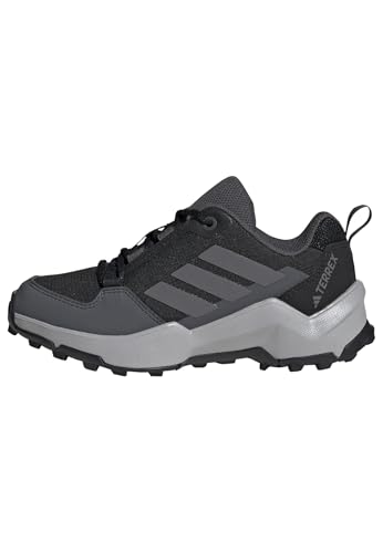 Detalle de adidas Terrex Ax4R Kinder Wanderschuhe – Regular Fit, Core Black/Grey Four/Grey Six, 33 EU