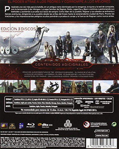 Detalle 2 de Vikingos Temporada 3 Blu-Ray — 20th Century Fox Home Entertainment España