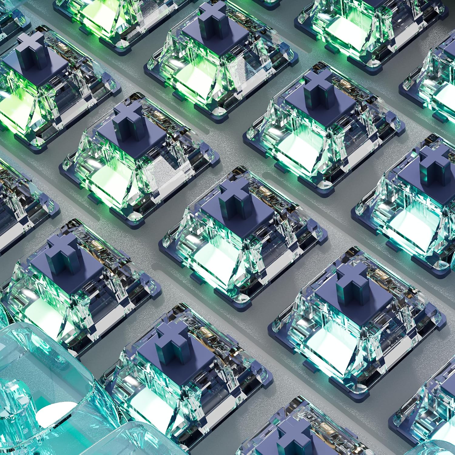 Detalle 1 de Gateron Mechanical Keyboard Switches 60gf
