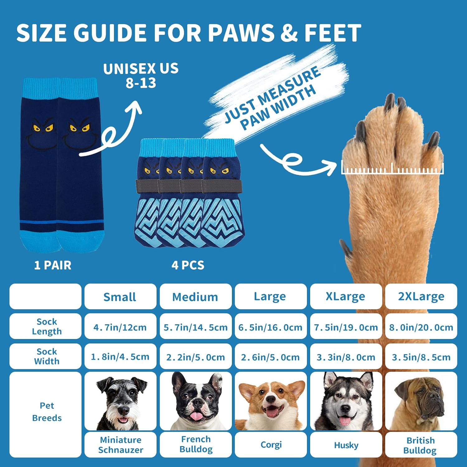 Thumbnail 6 de Dog Socks and Owner Sock Set 2XL
