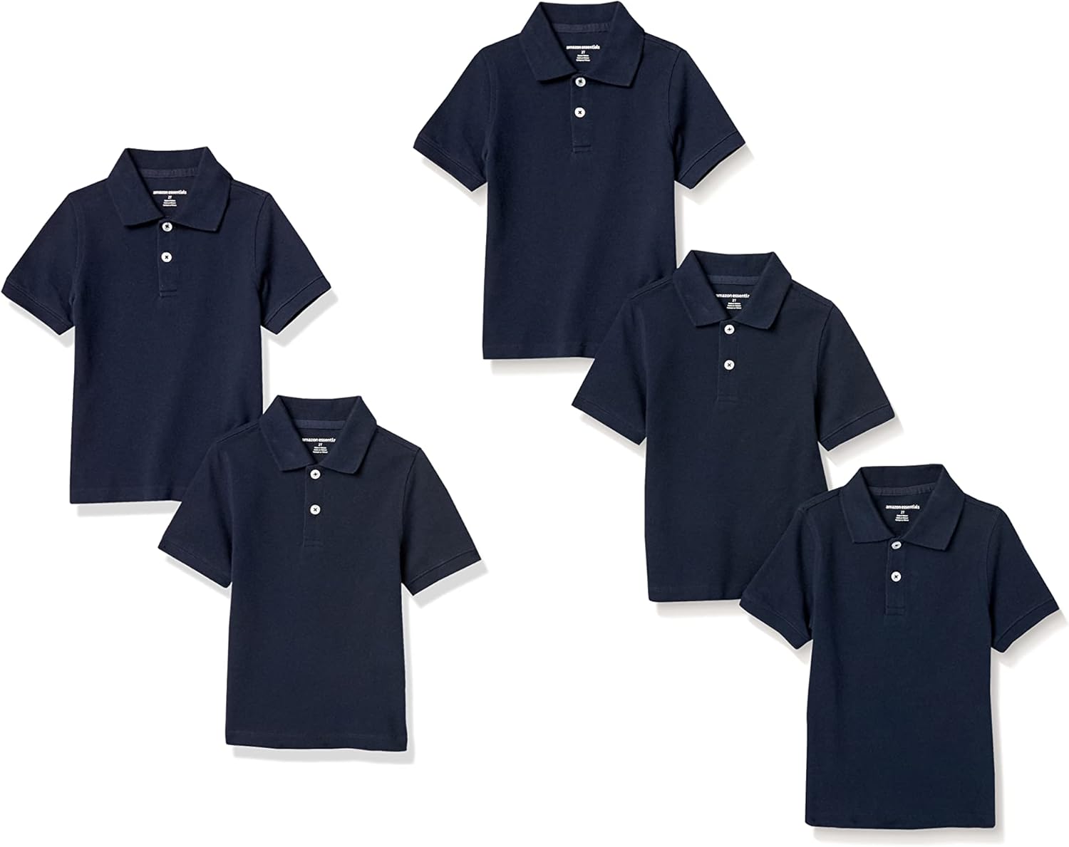 Thumbnail 6 de Polo in piqué Amazon Essentials per bambini e ragazzi, maniche corte per uniforme scolastica