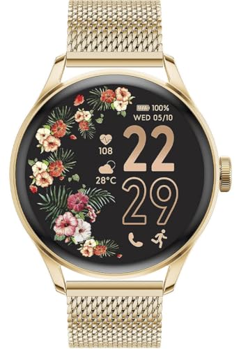 Detalle de Ice-Watch Ice smart 2.0 Round 1.20 – Gold Milanese