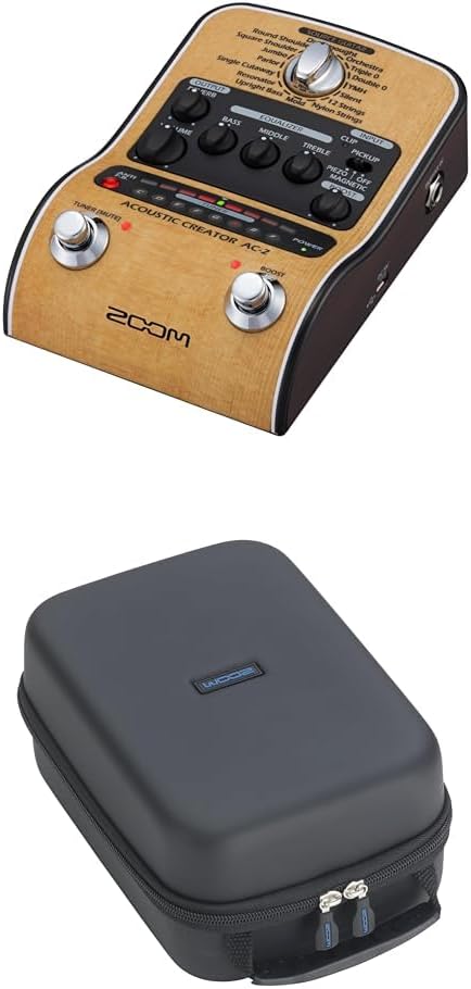 Detalle de ZOOM AC-2 アコースティックギター用プリアンプ&ハンドル付きセミハードケースセット