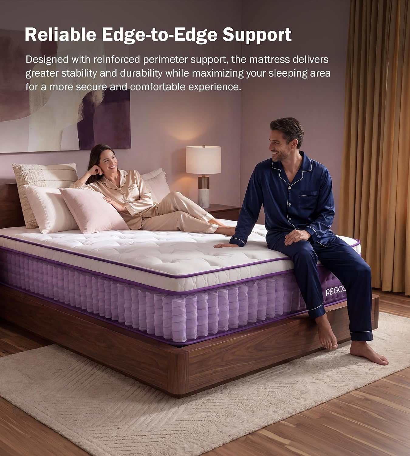 Thumbnail 6 de REGOSS King Hybrid Mattress 12 Inch