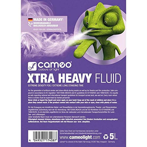 Detalle 2 de Cameo XTRA HEAVY FLUID 5L – Dense, long-lasting fog for open-air use
