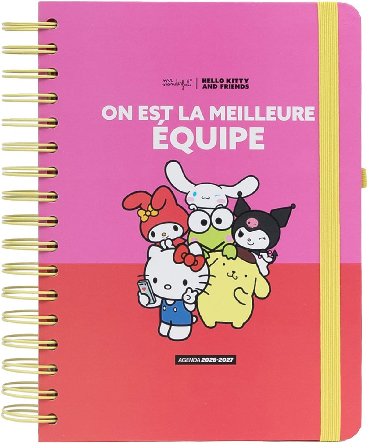 Detalle de Diario scolastico Mr. Wonderful 2026-27 Settimanale 18 mesi – Sogna forte, vivi libero