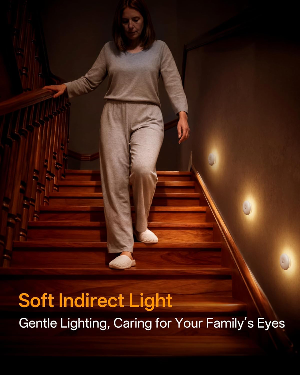 Thumbnail 1 de Homelist Motion Sensor Lights Indoor (6 Pack) – Soft Indirect Night Light with 3 Colour Temperatures and Dimming