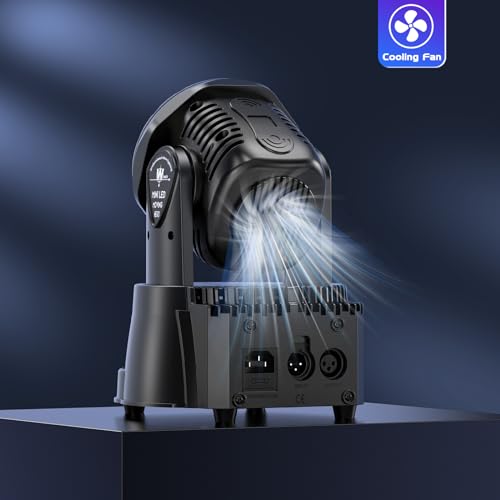 Detalle de Delibang 2 Unità 7X15W Teste mobili LED Wash DMX512 RGBW 4 in 1 – versione aggiornata