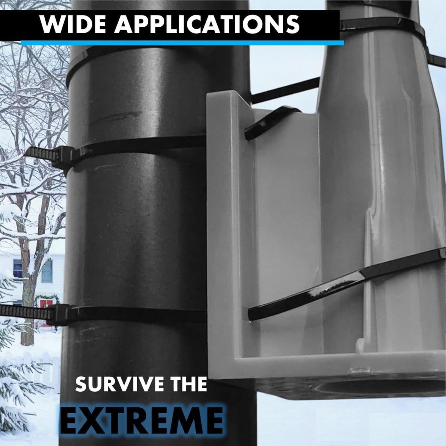 Thumbnail 5 de WLEAD Kabelbinder 400 Stück 🪢