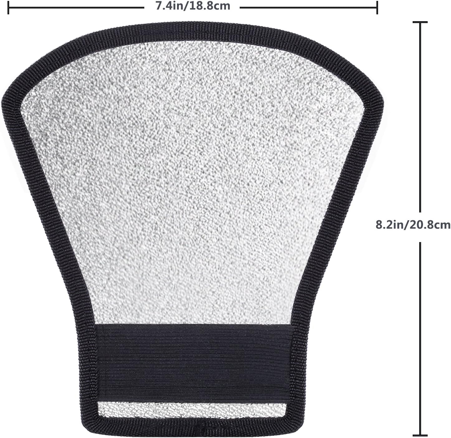 Thumbnail 2 de Neewer diffuseur flash argent/blanc (réflecteur double face) pour Speedlite
