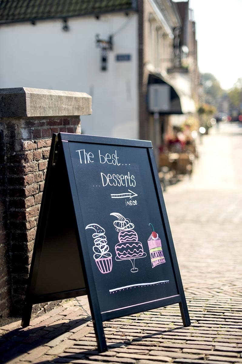 Thumbnail 1 de SECURIT Woody Tableau 55 x 85 cm 🪧