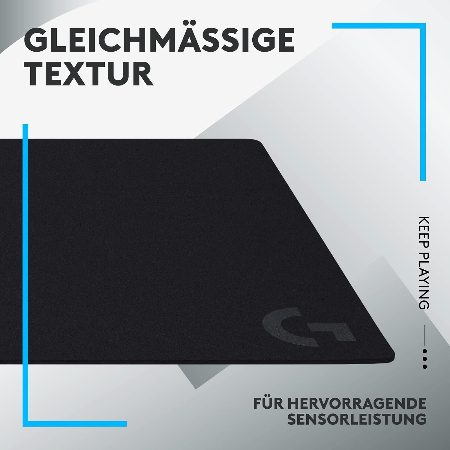 Thumbnail 3 de Logitech G G840 XL Gaming-Mauspad (900 x 400 x 3 mm) – optimiert für Sensoren, rutschfest, Schwarz