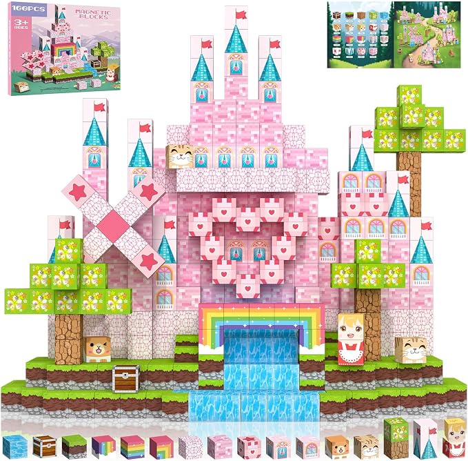 Detalle de Crifeton Bloques Magnéticos de Construcción para Niños 🧲