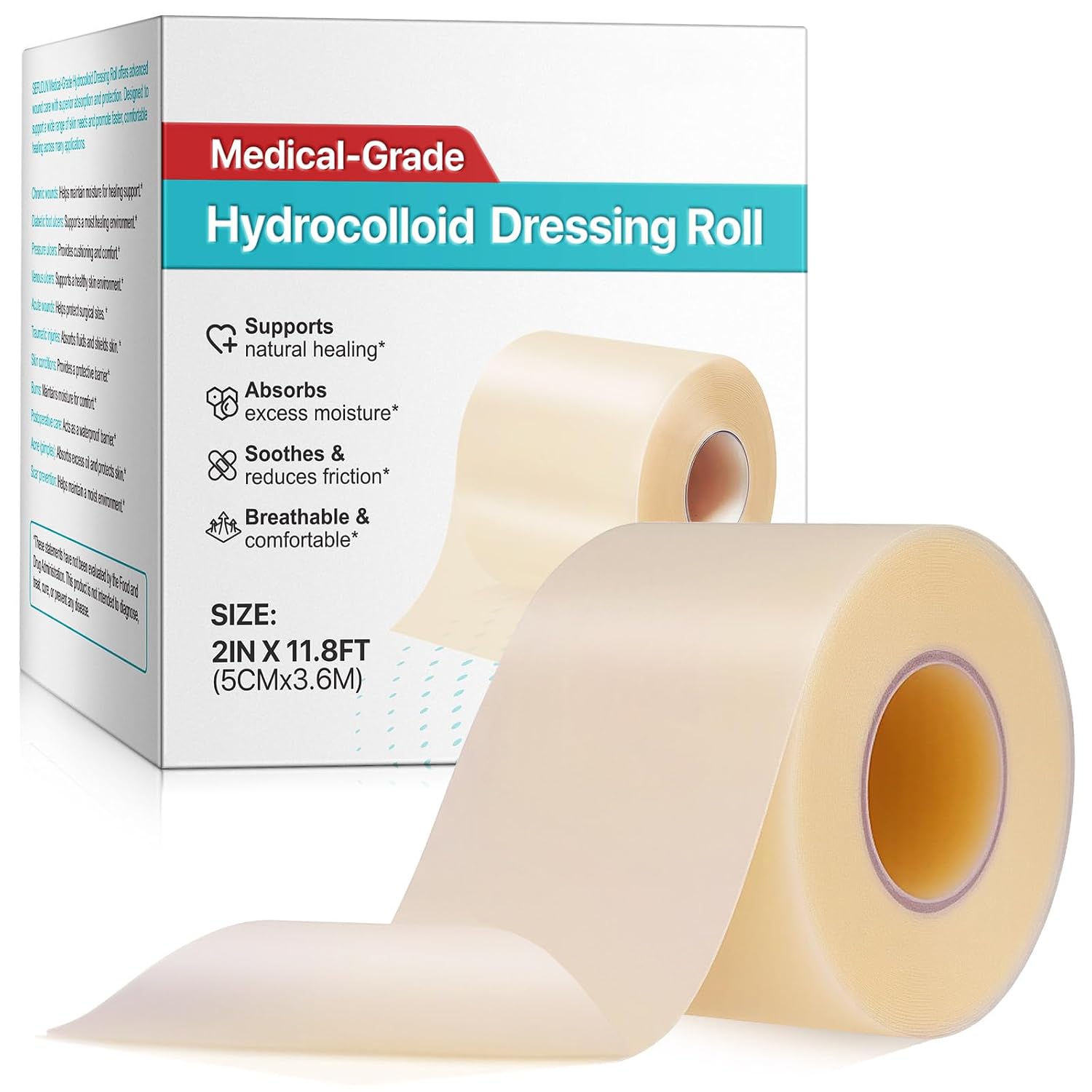 Detalle de Hydrokolloid Pflaster Rolle 5 cm x 3.6 m