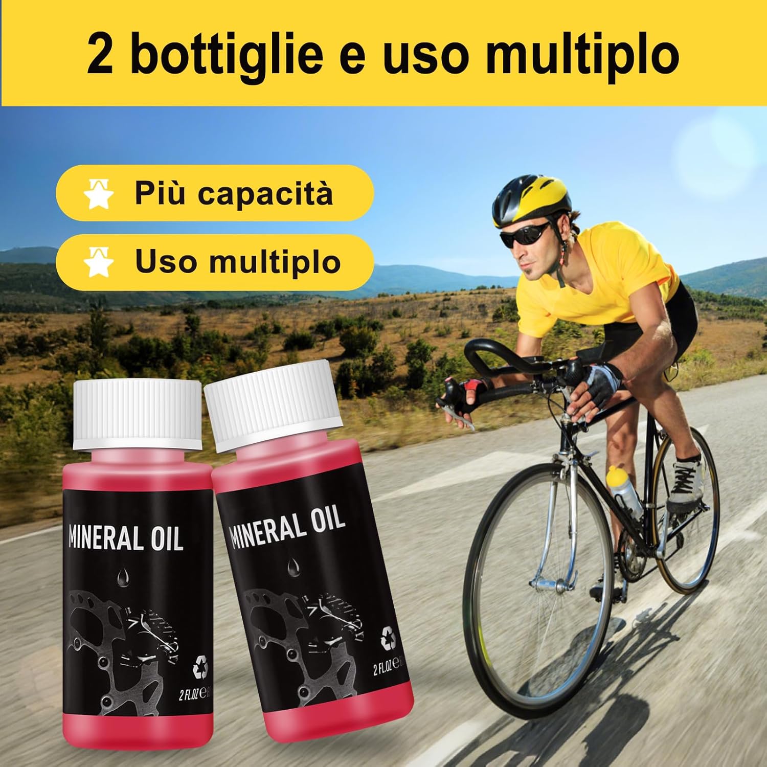 Detalle de cycletour Kit Spurgo Freni per Shimano, TEKTRO, TRP – kit completo con liquido minerale e accessori