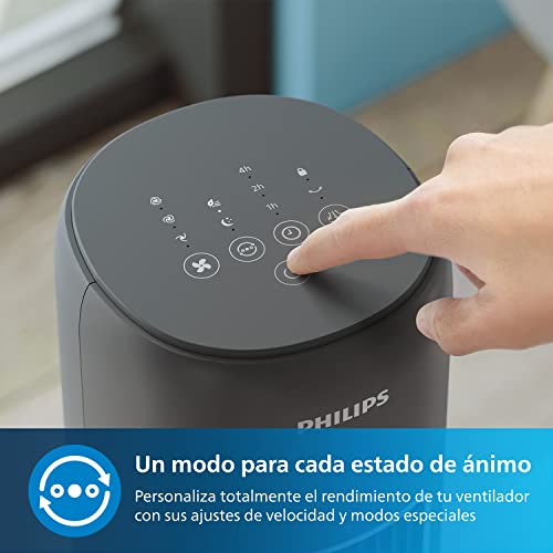 Detalle de Philips Ventilador de Torre Serie 5000 CX5535/11: potencia silenciosa y cobertura total