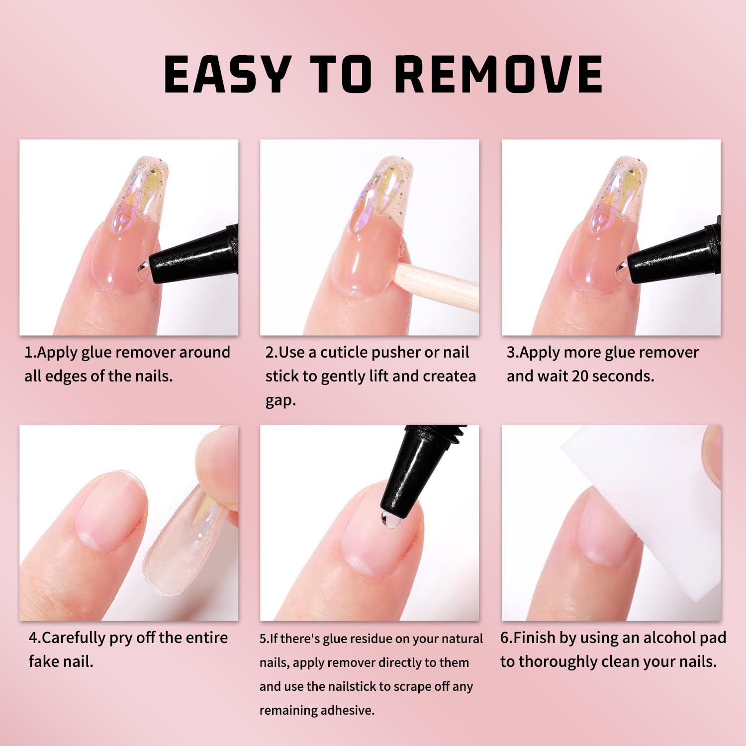 Thumbnail 3 de Nagelkleber-Set 15 g für Press-On-Nägel