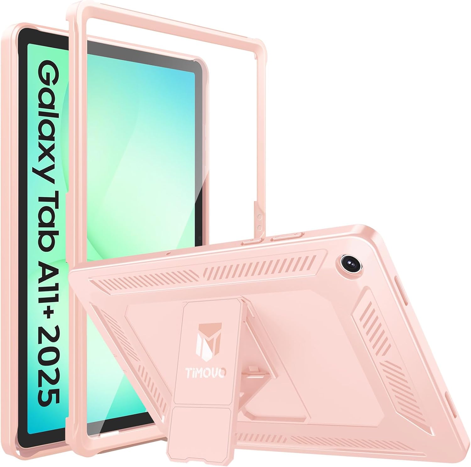Detalle de TiMOVO Pink Case for Galaxy Tab A11+ 11-inch with PET Screen Protector & Kickstand