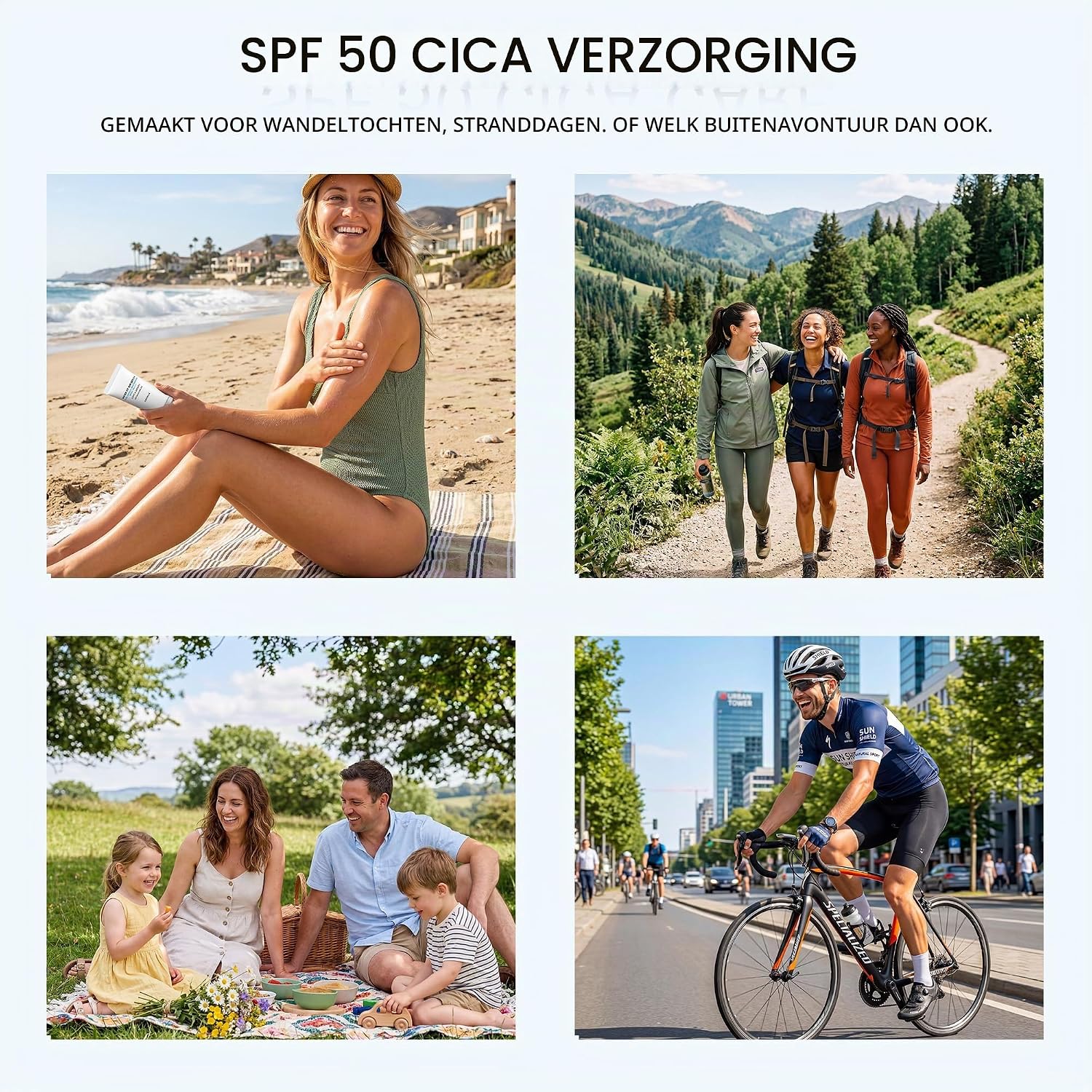 Thumbnail 4 de VRAIKO Centella zonnebrandcrème SPF 50, hydraterende gezichtsserumtextuur, 50 ml