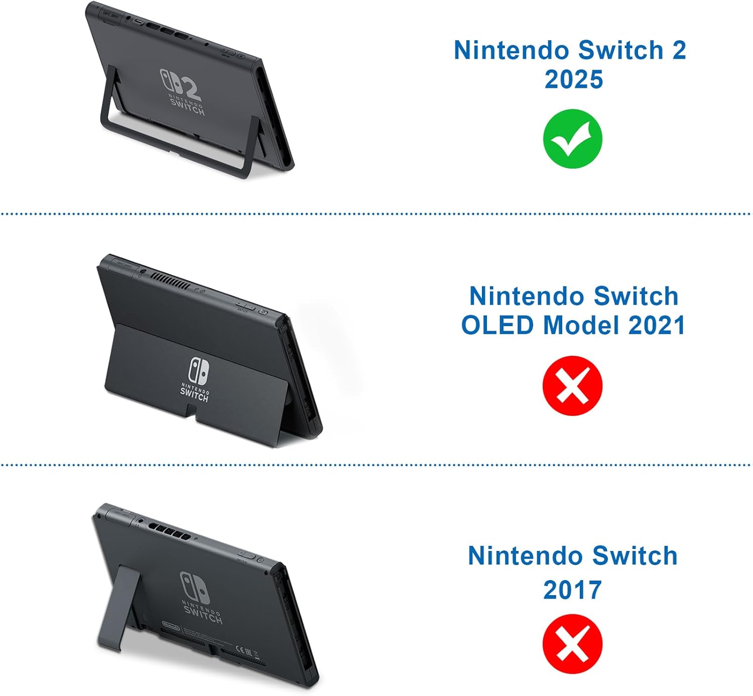 Thumbnail 1 de FINTIE Étui rigide EVA pour Nintendo Switch 2 (2025) lilas avec rangement pour 19 cartes