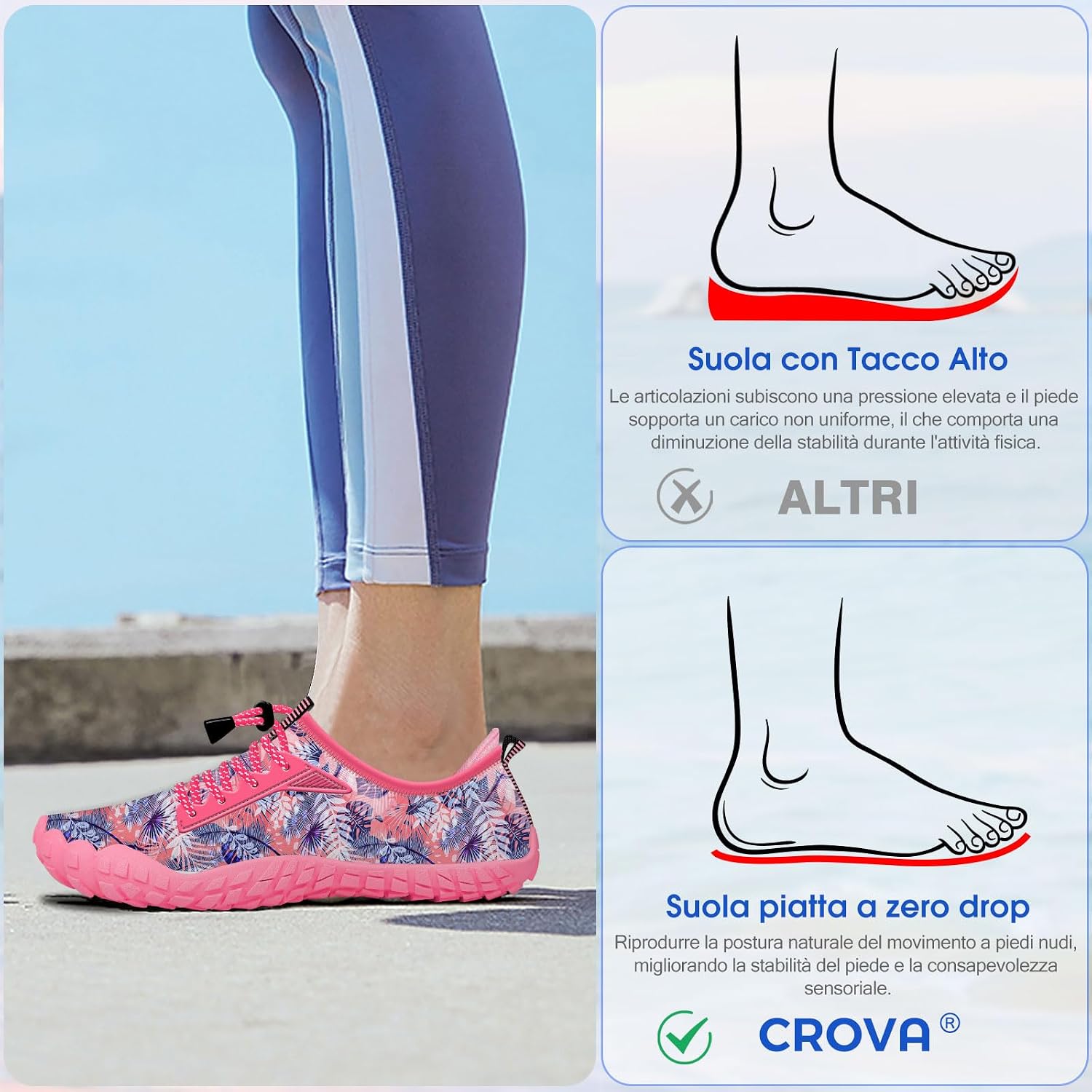 Thumbnail 6 de Built-in Heel Grips Water Shoes for Kids with Wide Toe Box — All-Terrain Outdoor Fun