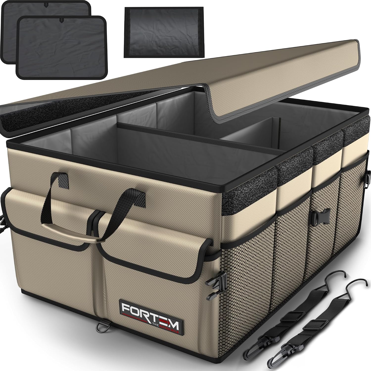 Detalle de FORTEM Car Trunk Organizer, 65L