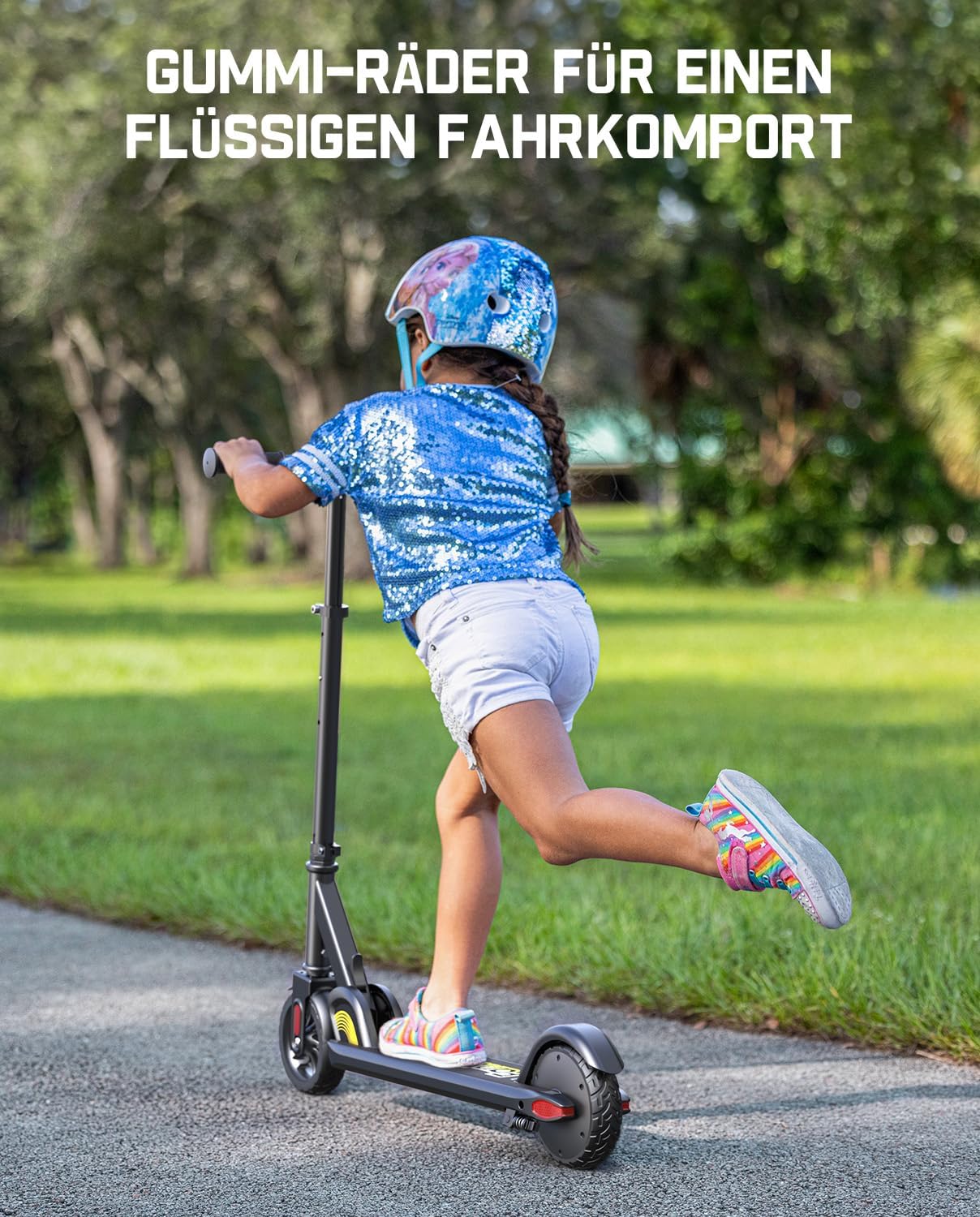 Thumbnail 4 de FanttikRide C9 – Elektroroller für Kinder 8–12 Jahre, faltbar, verstellbarer Lenker, 10/16 km/h