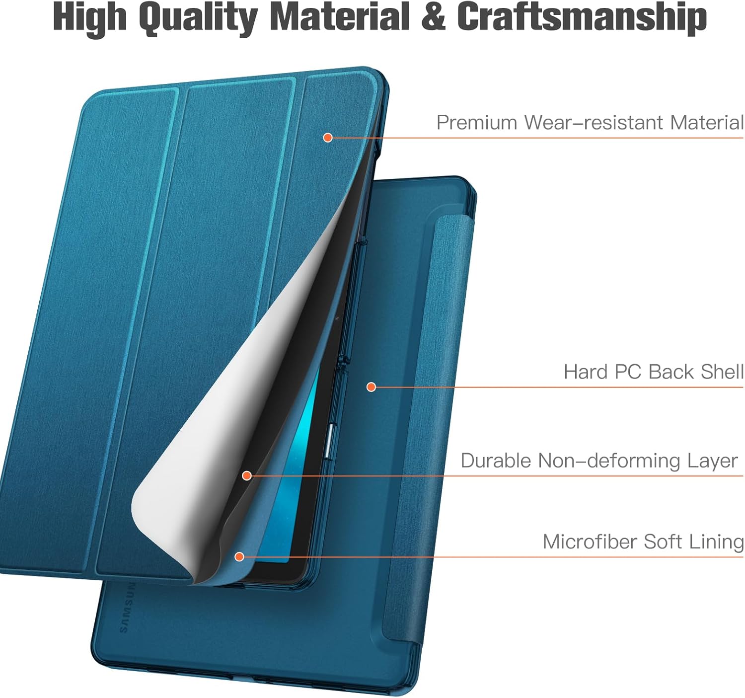 Thumbnail 5 de FINTIE Custodia Slim per Samsung Galaxy Tab A11 Plus 11" 2025 / Tab A9 Plus 11" 2023 – Sottile, leggera e opaca