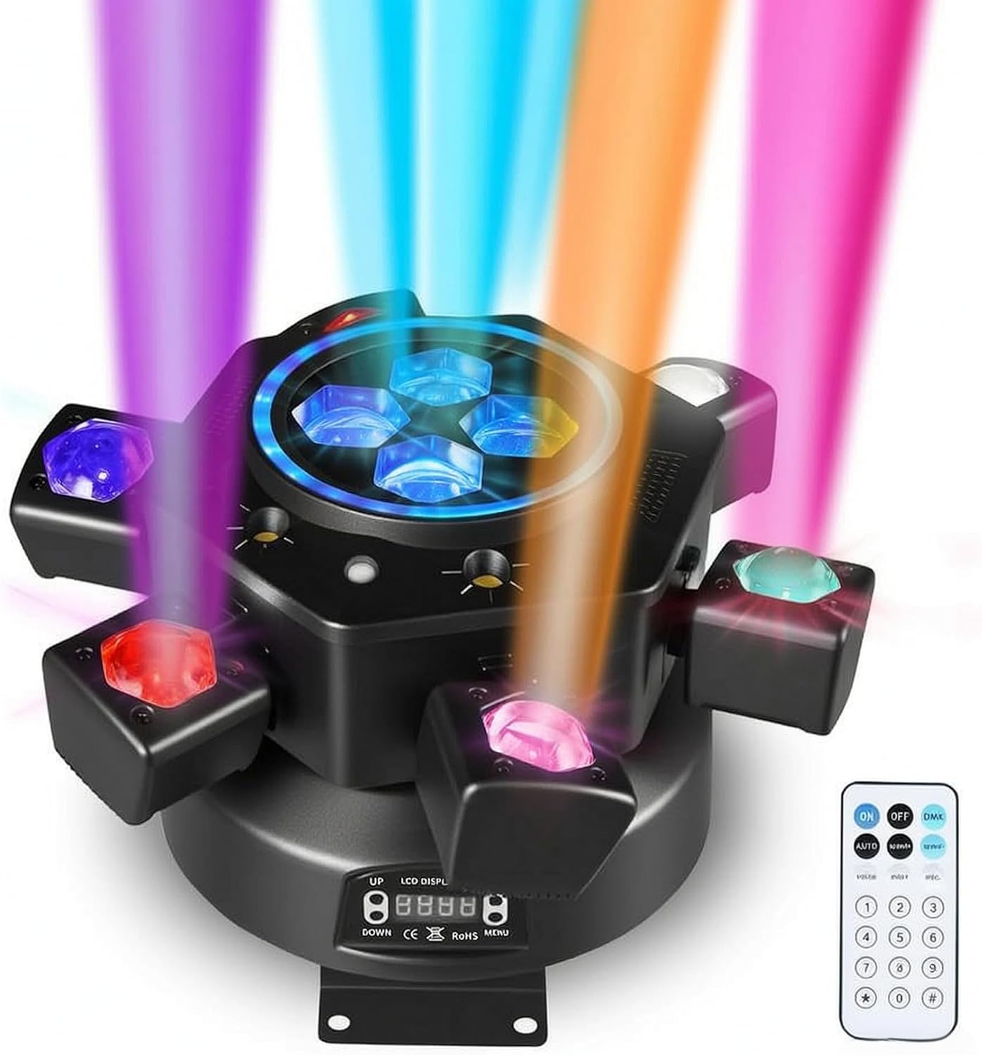 Detalle de Generic AG-028 150W 6-Arm Moving Head DJ Light with RGBW and DMX512