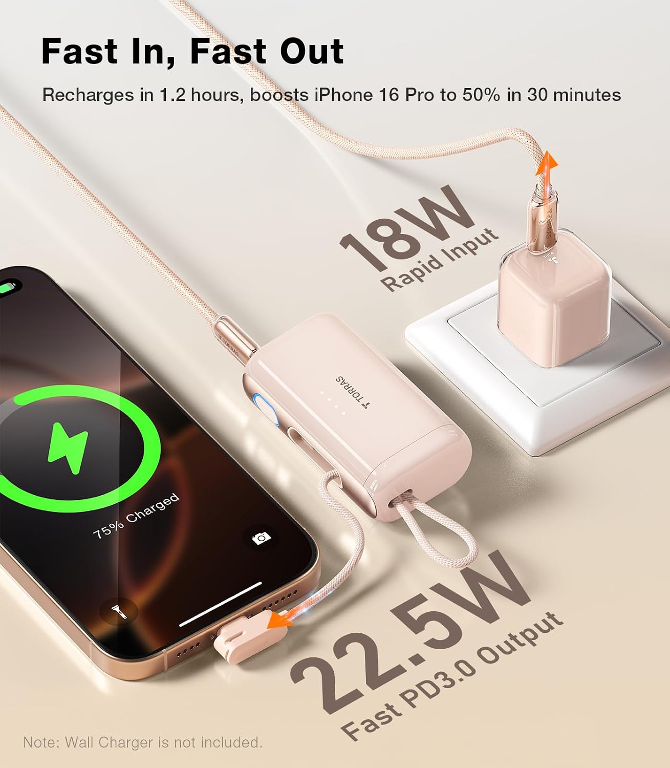 Detalle 2 de TORRAS Portable Charger 5,000mAh