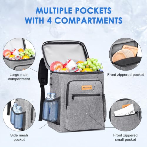 Thumbnail 4 de KAEFUYS 24L Insulated Soft-Sided Cooler Backpack