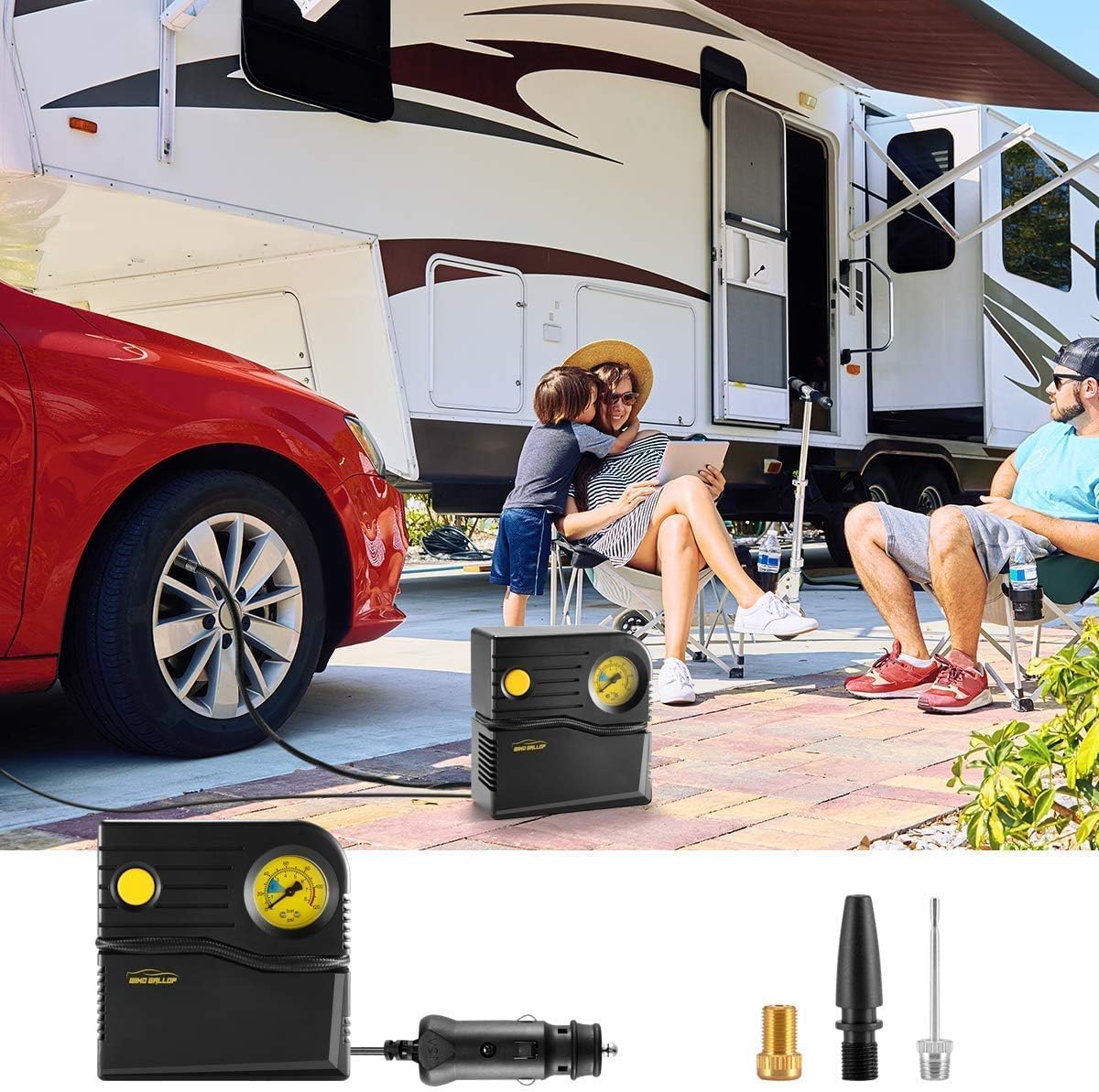 Detalle 2 de WindGallop Mini compressore 12V
