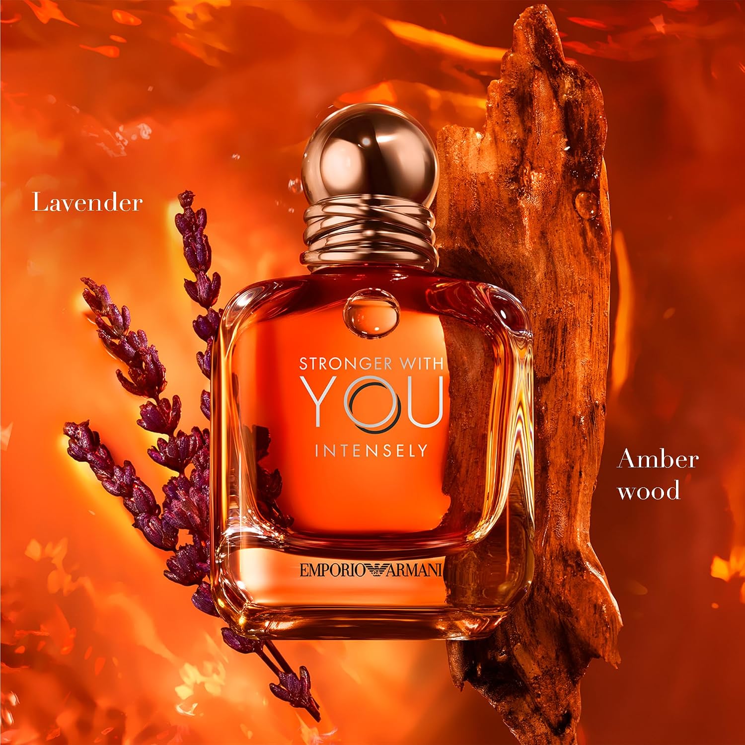 Detalle de Armani Beauty Stronger With You Intensely Eau de Parfum Spray, 5.0 oz
