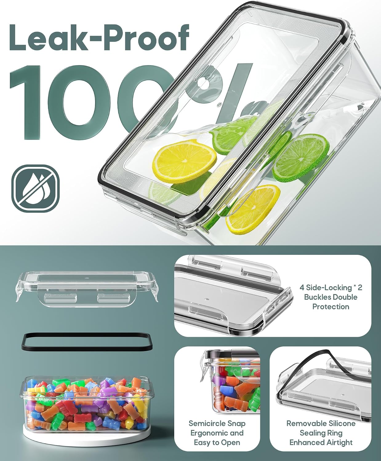 Thumbnail 2 de 70 PCS Food Storage Containers Set 🍱