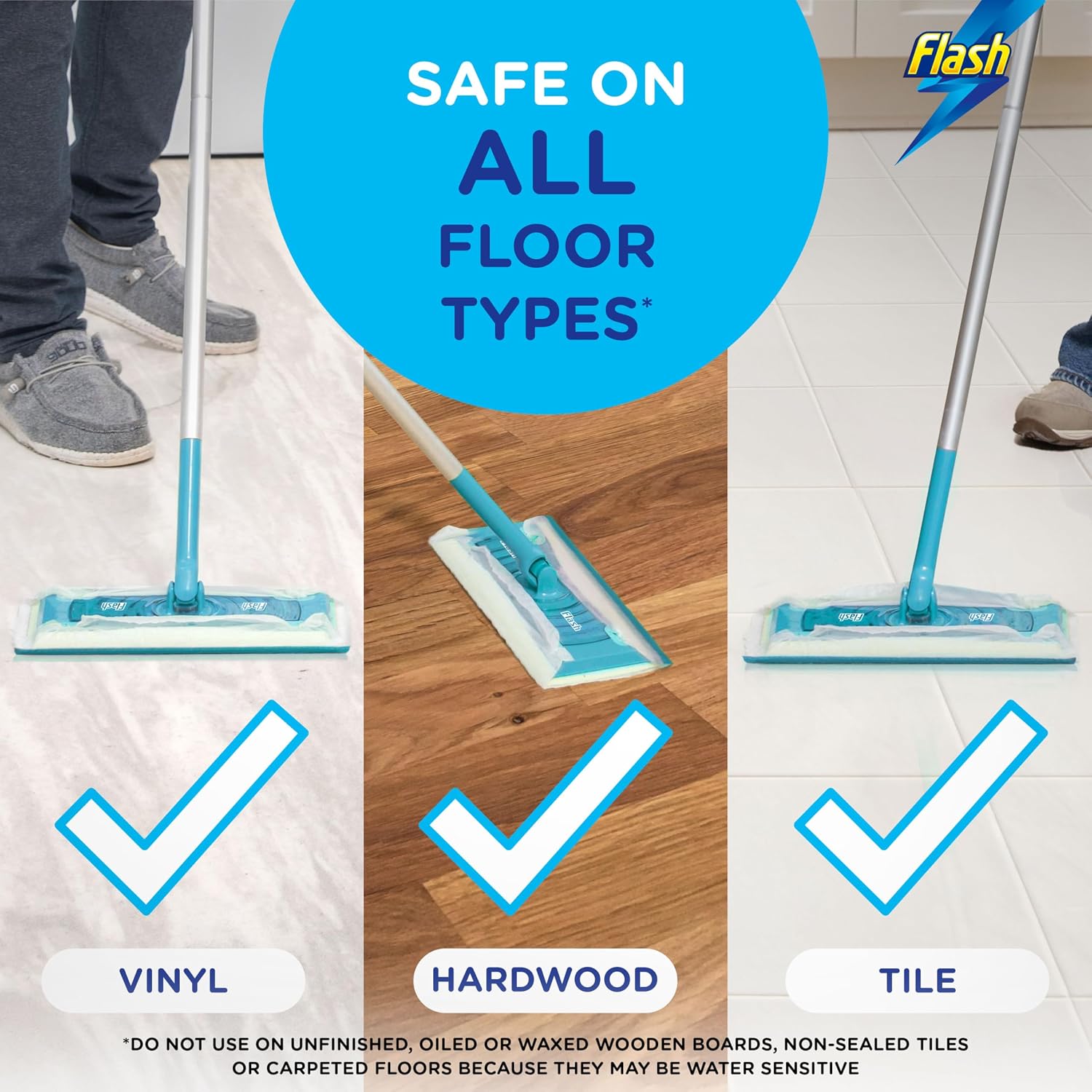 Thumbnail 4 de Flash Speedmop Starter Kit 1 Handle, 24 Refills 🧹