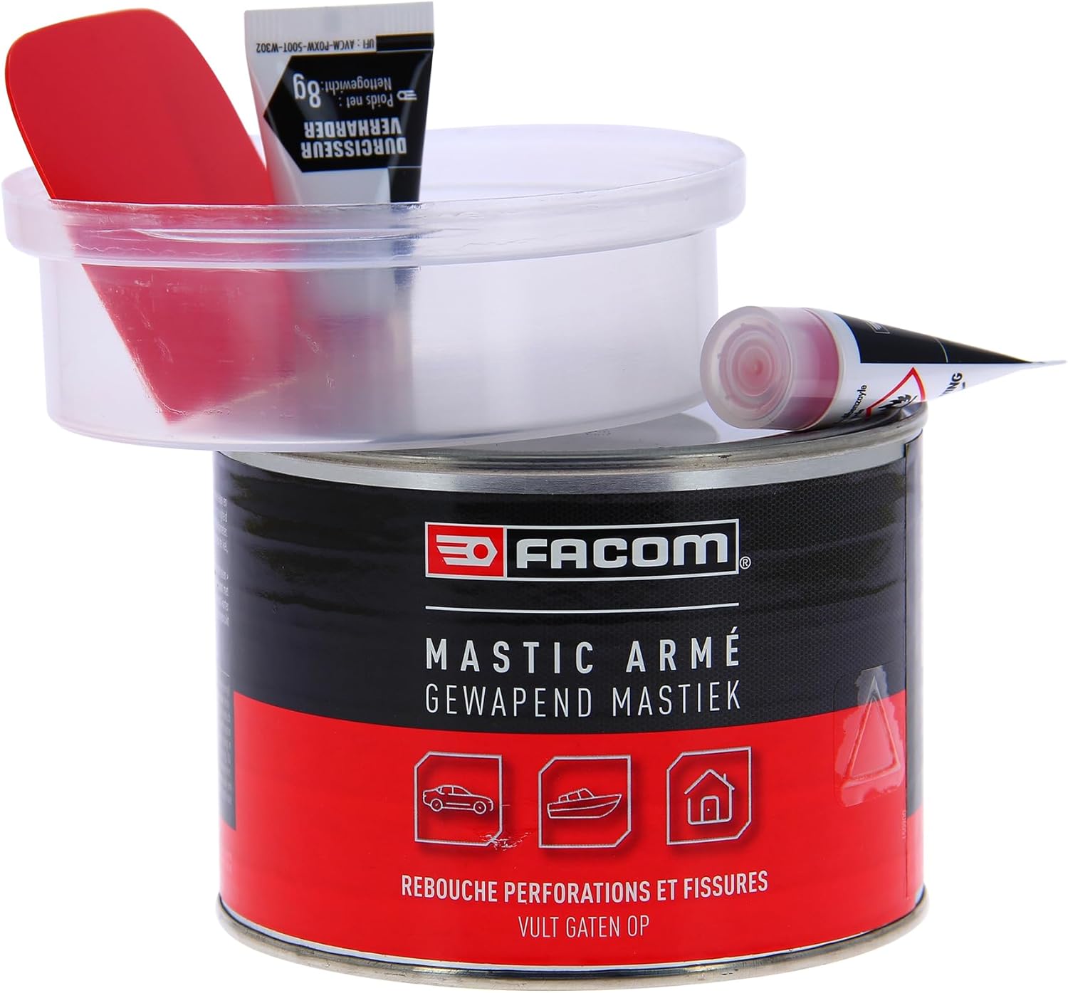 Thumbnail 6 de Facom 006052 Mastic Polyester Standard 500 g, gris clair