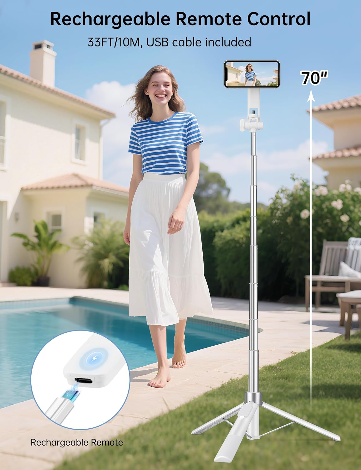 Detalle de Victiv Phone Tripod, 70-inch