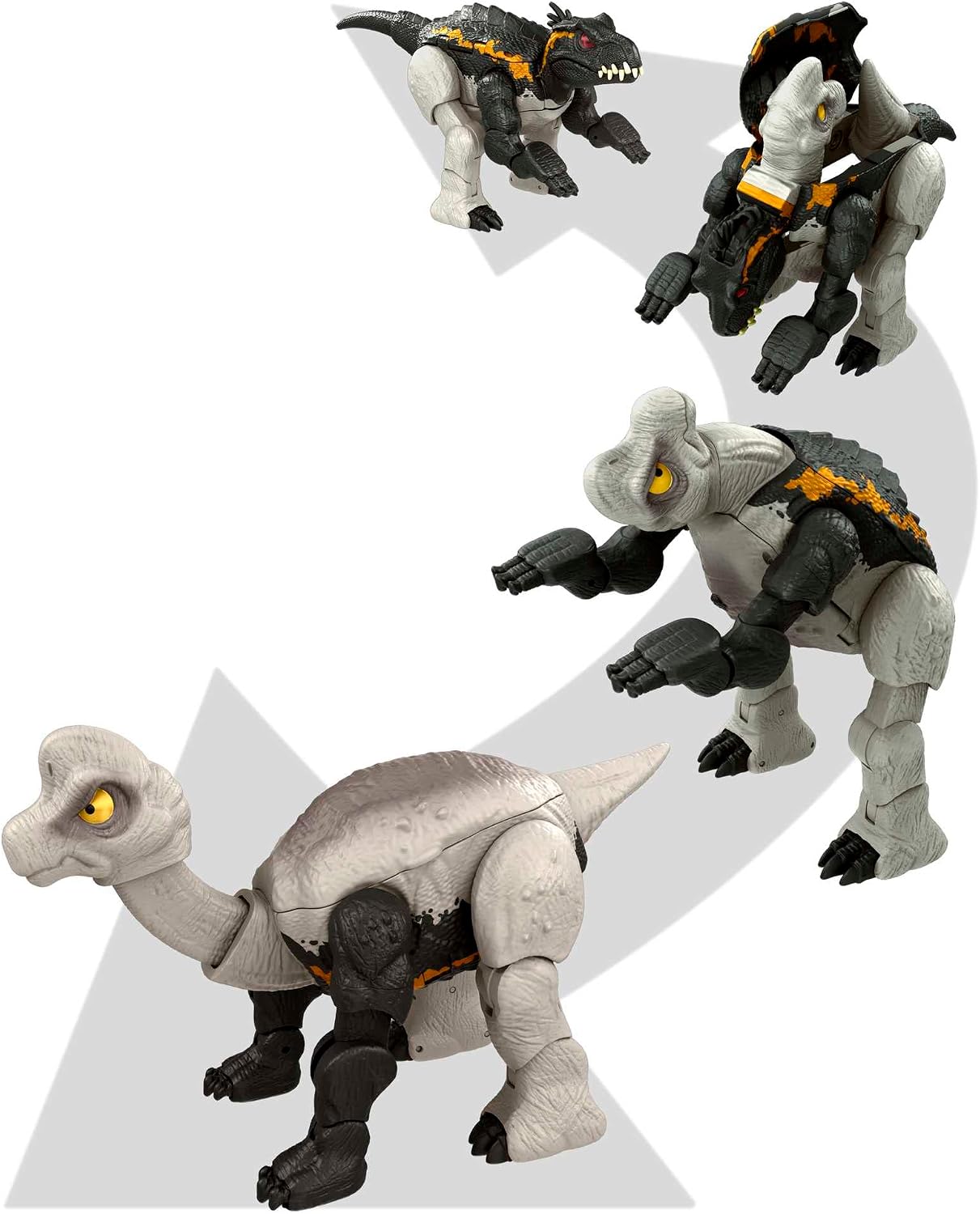 Detalle 1 de Mattel Jurassic World Fierce Changers Dinosaurio Transformable 🦖