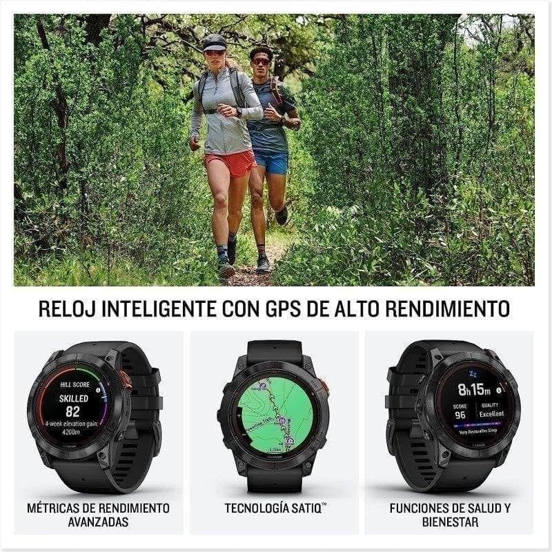 Thumbnail 3 de Garmin Fénix 7X Pro Solar Smartwatch 51mm Gris