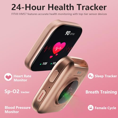Thumbnail 2 de FITVII Smart Watch for Men and Women (Answer & Make Calls) – Health & Fitness Tracker with 100+ Modes