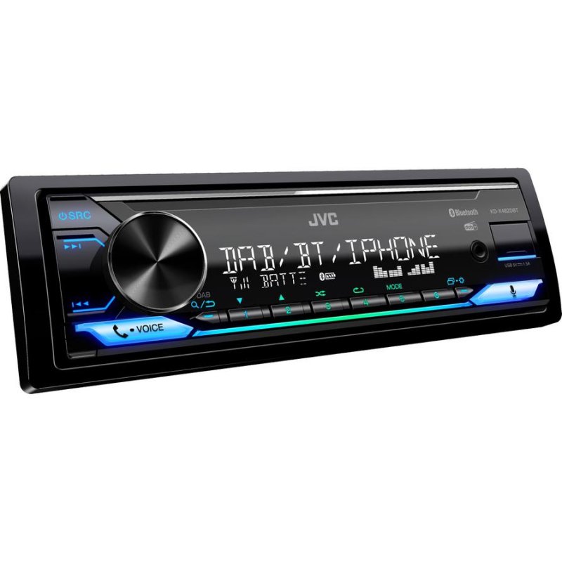 Thumbnail 1 de JVC KD-X482DBT: receptor de coche 1 DIN con Bluetooth, Alexa y DAB+