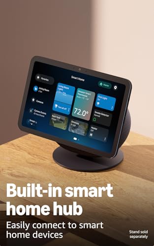 Detalle de Amazon Echo Show 8 (newest model) with Vibrant HD 8.7" display and Omnisense — Graphite