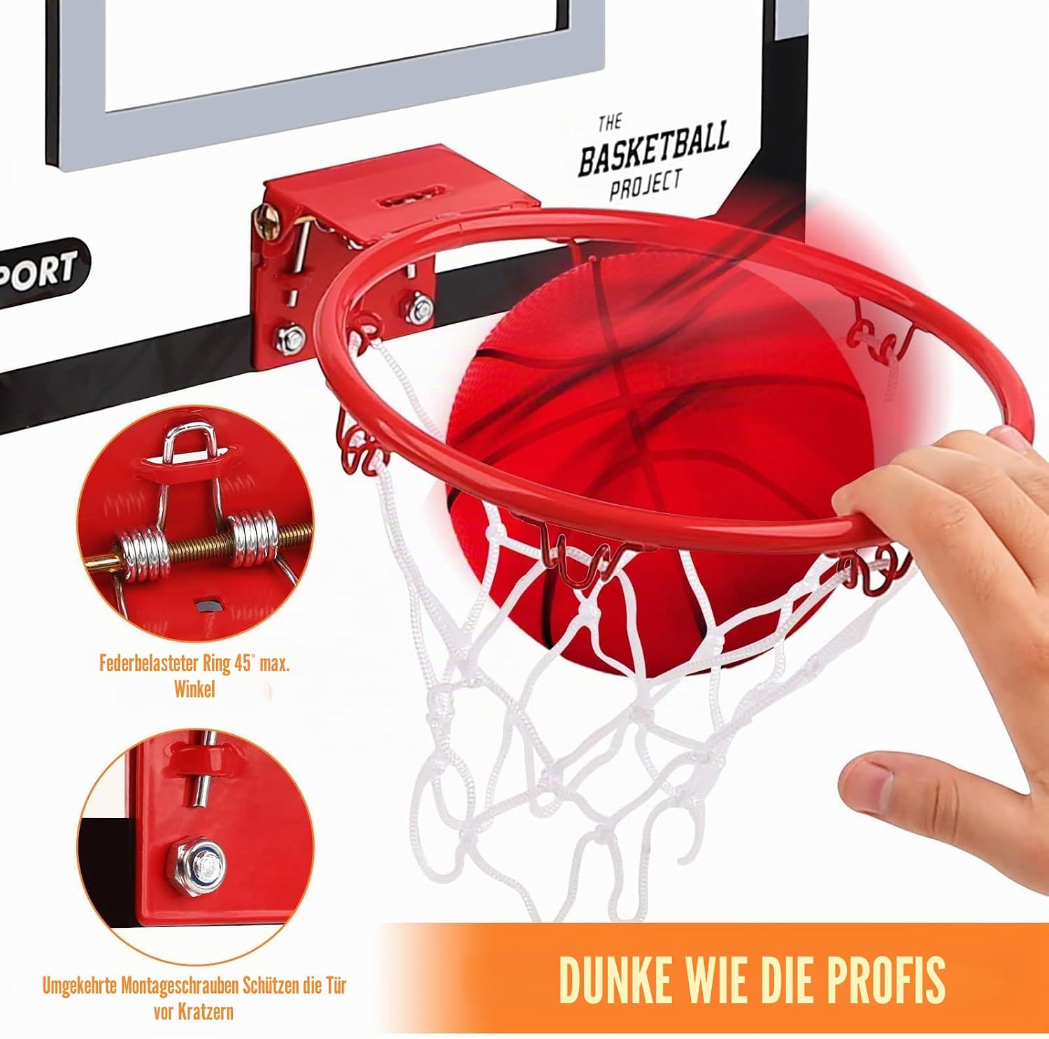 Detalle 2 de Dreamon Mini Basketballkorb Kinder